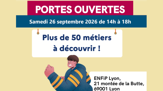 Journée Portes Ouvertes - Samedi 26 septembre 2026 de 14 à 18h - Plus de 50 métiers à découvrir !