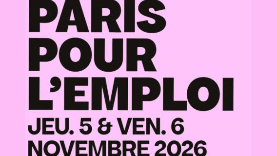 Paris pour l'emploi - jeudi 5 et vendredi 6 novembre 2026
