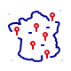 Pictogramme "Carte de France"